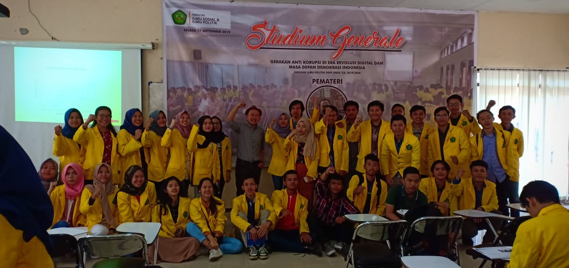 STUDIUM GENERALE : GERAKAN ANTI KORUPSI DI ERA REVOLUSI DIGITAL DAN MASA DEPAN DEMOKRASI INDONESIA