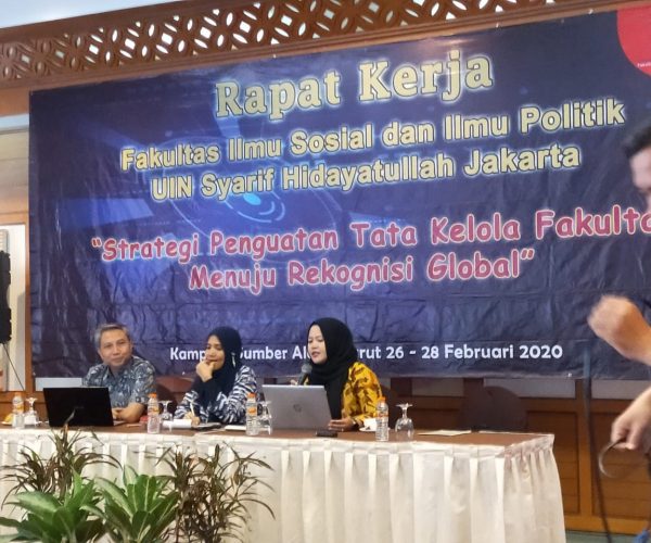 GELAR RAPAT KERJA, WAKIL DEKAN I FISIP UNSIL DIUNDANG OLEH FISIP UIN SYARIF HIDAYATULLAH