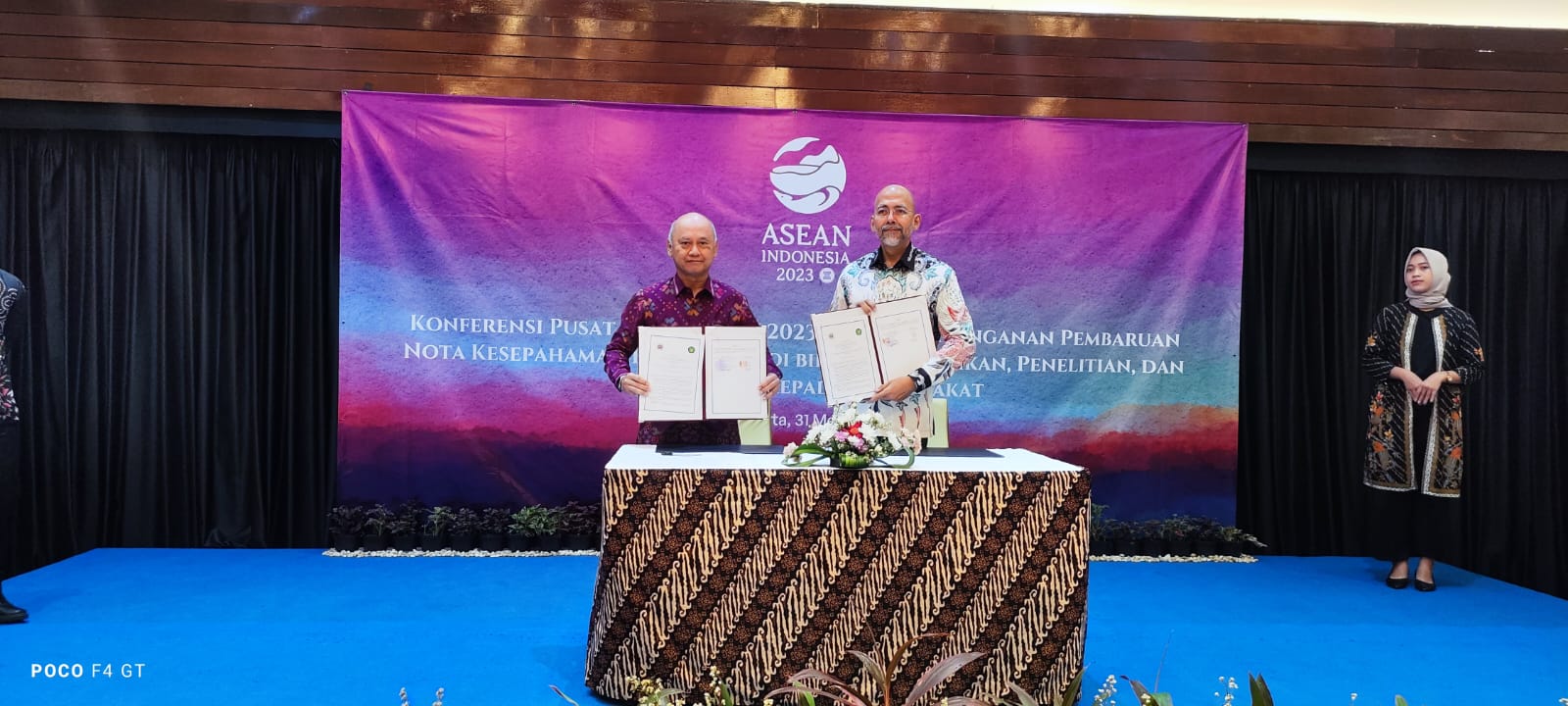 Penandatanganan Perpanjangan Nota Kesepahaman Kerjasama Kemlu RI dengan PSA